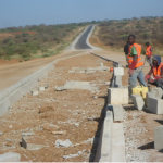 Construction of raised road kerbs