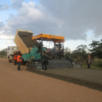 Paving of Base material