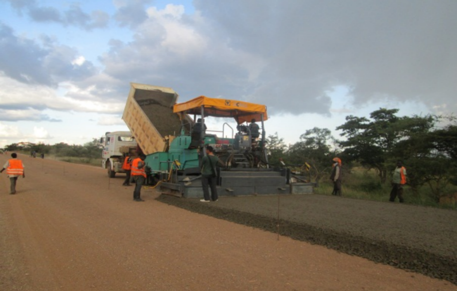 Paving of Base material